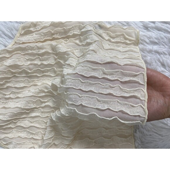 Shein Womens 2 Piece Set Mini Skirt Tank Top Beige Size S Sleeveless Outfit - Picture 11 of 13